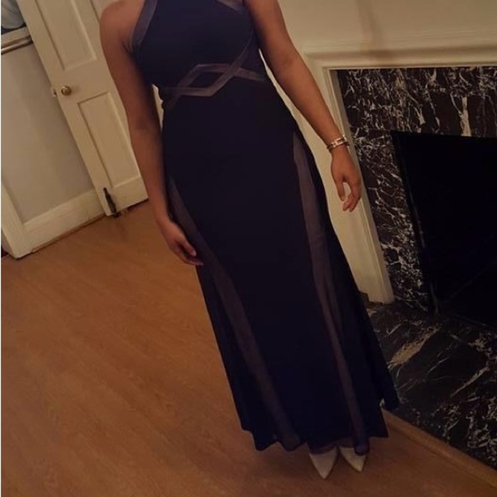 Beautiful black & nude dress